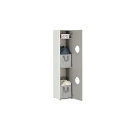Sconto Wäscheschrank - weiß - cm B: 40 H: 185 T: 40.0