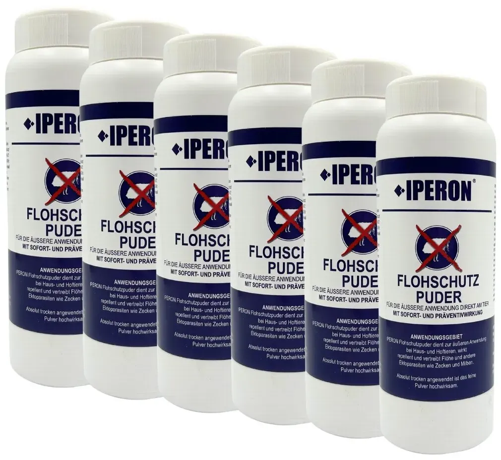 6 x 100 g IPERON® Flohschutz Puder