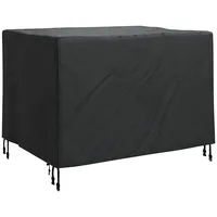 VidaXL Gartenmöbelabdeckung Schwarz 110 x 84 x 70 cm