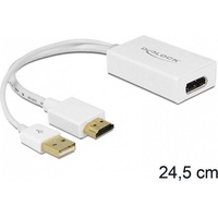 DeLock High Speed HDMI A [Stecker]/DisplayPort [Buchse] Adapter (62496)