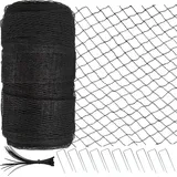 Gartennetz 4x10m Vogelschutznetz Engmaschig (15x15mm) - Extra Starkes HDPE