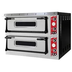 Gastro Pizzaofen Backofen Pizza Flammkuchen 400V 1005 x 1350 x 415mm 2 Kammern