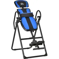 Homcom Inversionsbank Schwarz/Blau 132x71x145cm