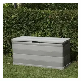 vidaXL Gartenbox Grau 117×45×56 cm
