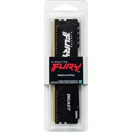 Kingston FURY Beast DDR4-3200 8GB Modul (1x8GB) CL16 Schwarz KF432C16BB/8