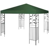 GIANTEX Ersatzdach Pavillon 3x3m, Pavillondach Ersatzbezug Dachbezug für Garten Pavillon, Pavillon Abdeckung (Einzeldach, Dunkelgrün)