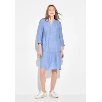 Cecil Gr. XXL (46), N-Gr, linen chambray blue) Damen Kleider Freizeitkleider soft und trageangenehm