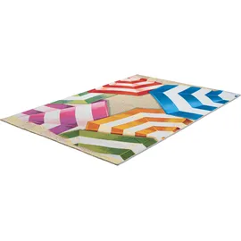 Sansibar In- & Outdoorteppich Rantum Beach SA-019", multicolor 300 x 400 cm