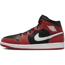 Nike Air Jordan 1 Mid Herren black/gym red/white 44,5