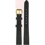 Certina - Leder Ikelos Lederband Schwarz 12/10mm C600006841 - alligator-prägung,kalb,schwarz