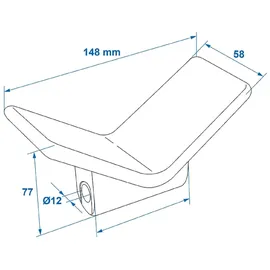 PRO PLUS ProPlus Bugpuffer blau