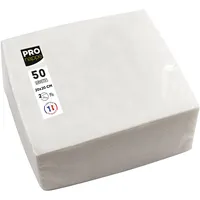 ProNappe Servietten weiß 2-lagig 20,0 x 20,0 cm, 50 St.