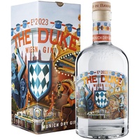 THE DUKE Munich Dry Gin Wiesn Edition - Handgefertigter, Bio-zertifizierter Gin aus München mit 13 einzigartigen Botanicals - limitierte Oktoberfest-Ausgabe, 45% vol (0,7 l)