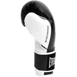 EVERLAST Powerlock OG Boxhandschuhe (Schwarz/Weiß), Boxsack-, Training & Sparring-Handschuhe mit Klettverschluss, Schaumstoffpolsterung, ergonomischer Griff – authentische Everlast Ausrüstung