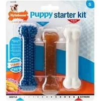 Nylabone Puppy Starter Kit Dog Chew Puppy Chicken, Hundespielzeug
