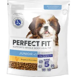 PERFECT FIT Junior 825g: Trockenvollnahrung mit Huhn für Welpen kleiner Rassen