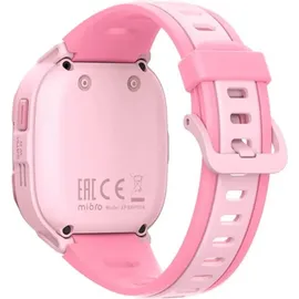 Mibro P6 4G BT 45 mm Kunststoffgehäuse Pink Sportarmband Pink M