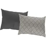 ADAM Audio Adam Dekokissen Indian Cortezada, mit Ornamenten, Wendekissenhülle ohne Füllung, 1 Stück schwarz 60 cm x 40 cm