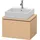 Duravit L-Cube 62x47,7cm, Ei Nat, für Konsole, 1 Auszug