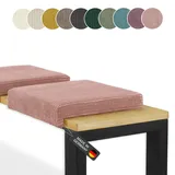 lycce Bankauflage Klemmkissen 1 Leiste 35 x 40 cm Rosa