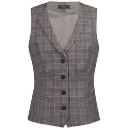 Greiff  Damen-Weste Glencheck in glencheck taupe, Gr. XS