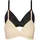LISCA Schalen-BH "2er Pack Schalen BH ohne Bügel Laura", Damen, Gr. 75, Cup A, bunt (schwarz, vanilla cream), Stoff, Obermaterial: 75% Polyamid PA. 25% Elasthan EL., BHs Schalen-BH