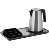 Royal Catering Wasserkocher - Kaffee- und Teestation 1,2 L 1800 W Edelstahl kabellos silbern -