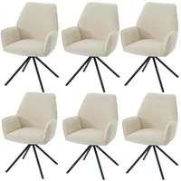 MCW Esszimmerstuhl G67 6er-Set creme