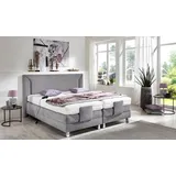 Westfalia Schlafkomfort Boxbett 194 x 214 cm Grau