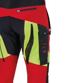 PSS Schnittschutzhose X-treme Breeze Rot/Gelb Größe 50 - 50