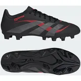 adidas Predator Club FG/MG Fußballschuh schwarz|grau|rot 42 - Core Black/Grey Four/Red - 42