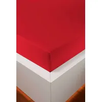 Bellana jersey Royal jersey Spannbetttuch rot 140-160 x 200-220