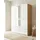 Priess Wäscheschrank Barcelona 140 x 193 x 54 cm Weiß