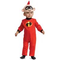 Disguise Disney „Die Unglaublichen“-Jack-Jack-Kostüm für Babys, offizielles Disney-Pixar-Produkt, inklusive Jumpsuit und Mütze, für das Alter von 6-12 Monaten