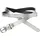 Tommy Hilfiger Damengürtel Leder schwarz/silber 100