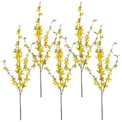 Kunstblume CREATIV GREEN "Forsythie", gelb, H:81cm, Kunststoff, Kunstpflanzen, mit detailgetreuen Blüten