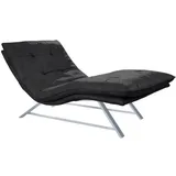 W.Schillig Relaxliege daily dreams Polyester 95 x 91 x 170 cm grau mit Kissen