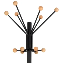 Proregal Garderobenständer 180 cm Schwarz