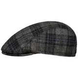 Mayser Flat Cap (1-St) Schirmmütze mit Schirm, Made in the EU blau|grau 56 cm