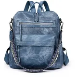 Puwuzixi Frauen Rucksack Wasserdicht Anti-Diebstahl PU Mode Reisen Mehrzweck Cabrio Geldbörse Umhängetasche Handtasche Rucksack