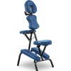 Massagestuhl klappbar - 130 kg Blau