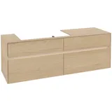 Villeroy & Boch Waschbeckenunterschrank Collaro 4 Auszüge 160 x 54,8 x 50 cm Nordic Oak