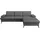 sit&more Ecksofa Morris Jubi L-Form, B: 247 cm, mit Armteilfunktion & 1 Zierkissen, optional Bettfunktion grau