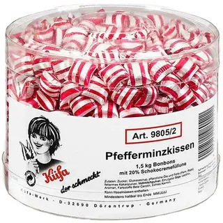Bonbons Küfa Pfefferminzkissen Lutschbonbons mit Schokocremefüllung 1500g