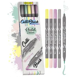 Online Schreibgeräte Calli.Brush Double Brush-Pens 5 St. Pastell