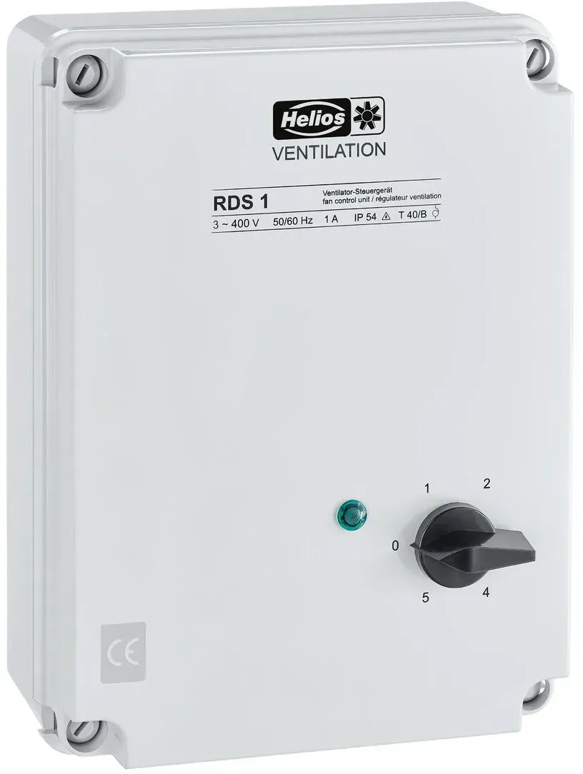 Helios Ventilatoren Trafo-Drehzahlsteller mit RDS 7