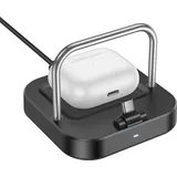 HOCO 2in1 Tischladegerät CQ16B USB-C & Wireless 30W | Gr.: onesize