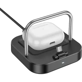 HOCO 2in1 Tischladegerät CQ16B USB-C & Wireless 30W | Gr.: onesize