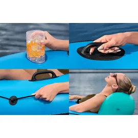 BESTWAY Schwimmring White Cap Rider Hydro-Force