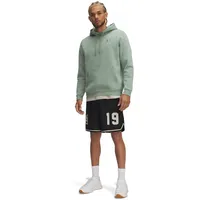 Under Armour Courtside Hoops Basketballshorts Herren 001 - black/black/stone